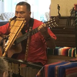 TINKU's Founder & Director, Francisco Astudillo, performing live at a Rehab center