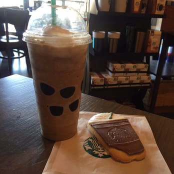 Starbucks - Delicious white mocha frap and cute frap cookie... I couldn't pass up the cookie! - Coffee & Tea Near Me - Apple Valley, California Starbucks - Delicious white mocha frap and cute frap cookie... I couldn't pass up the cookie! - Coffee & Tea Near Me - Apple Valley, California