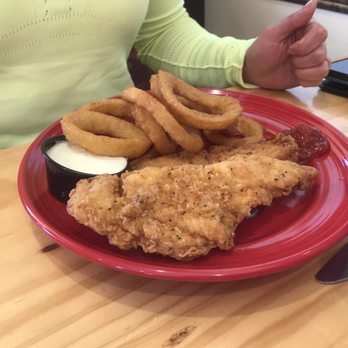 The Main Place - Chicken with onion rings - Bars Near Me - Halfway, Oregon The Main Place - Chicken with onion rings - Bars Near Me - Halfway, Oregon