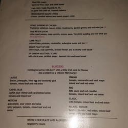 Mc Governs - Early bird menu