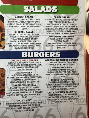 Menu photo 1 Smokey Joe's Texas Cafe Amarillo, TX Menu photo 1 Smokey Joe's Texas Cafe Amarillo, TX