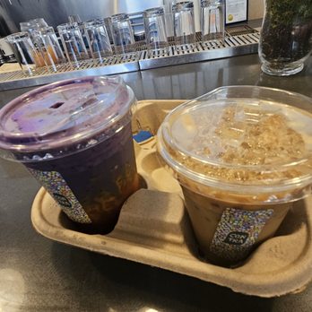 Contra Coffee & Tea - Ube latte and vietnamese coffee - Coffee & Tea Near Me - Orange, California