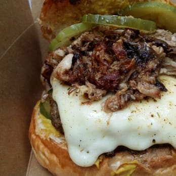 Hamburghini - The occasional special item...even though it is a hockey themed menu, this is "The Puig"...Hamburghini ' s vision of a Cuban - Food Trucks Near Me