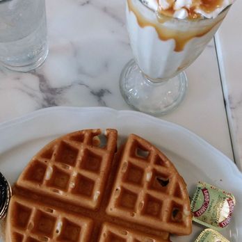 Culp's Cafe - waffle and caramel macchiato - Breakfast & Brunch Near Me - Dayton, Ohio