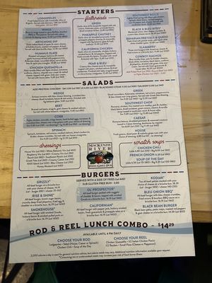 Menu photo 3 MacKenzie River Pizza, Grill & Pub Butte, MT