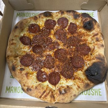 Z&Z - Beef Pepperoni Manoushe - Middle Eastern Near Me - Rockville, Maryland Z&Z - Beef Pepperoni Manoushe - Middle Eastern Near Me - Rockville, Maryland