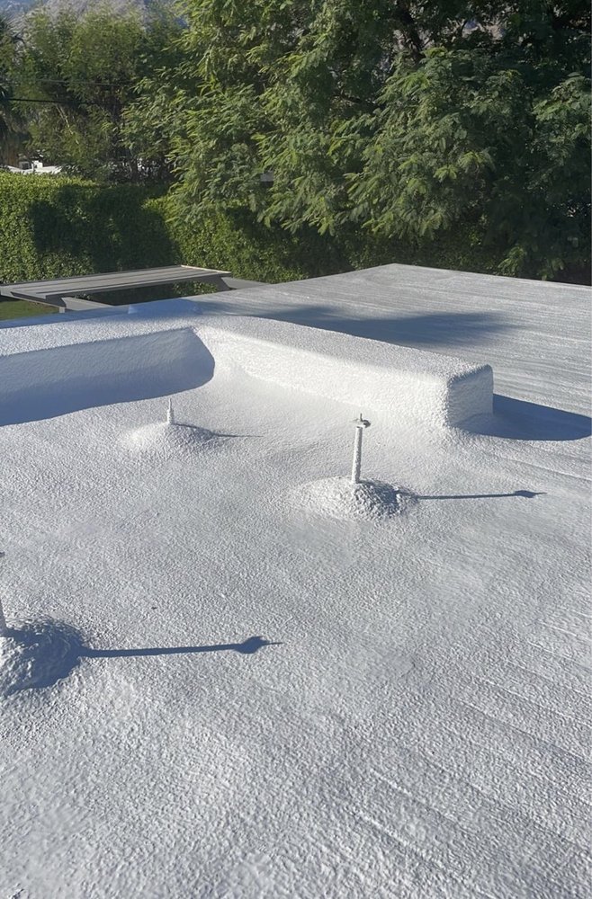 Slide of Valley Urethane Foam Roofing