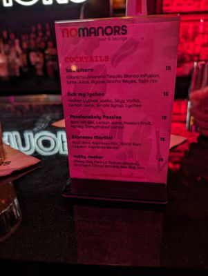 No Manors Bar & Lounge by null