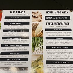 East Side Bistro - Menu