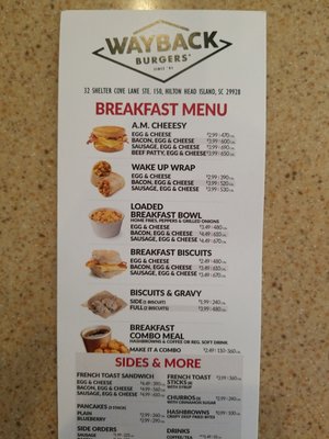 Menu photo 5 Wayback Burgers Hilton Head Island, SC