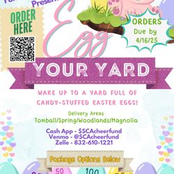 Spring Creek Athletics - Egg your Yard for Easter! Take the work out of an egg hunt and let us do it!