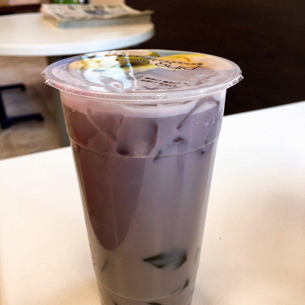 Saigon Sandwich House - Taro w/ House-made Grass Jelly - Vietnamese Near Me - Lowell, Massachusetts Saigon Sandwich House - Taro w/ House-made Grass Jelly - Vietnamese Near Me - Lowell, Massachusetts