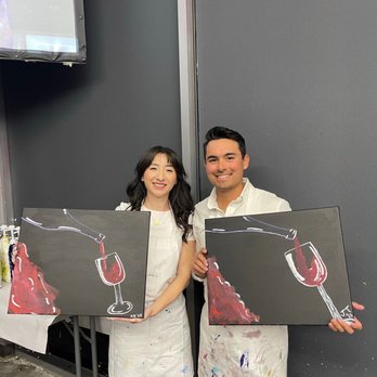 Purple Easel - Our Valentines Date paintings - Paint & Sip Near Me - Ontario, California Purple Easel - Our Valentines Date paintings - Paint & Sip Near Me - Ontario, California