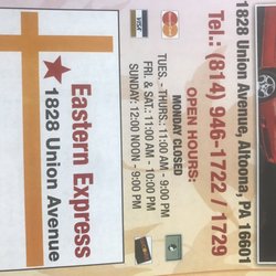 Eastern Express - Hours