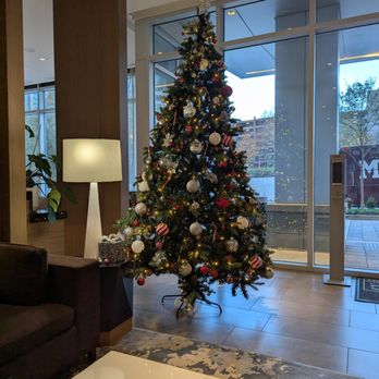AC Hotel Atlanta Midtown - Christmas tree in the lobby - Hotels Near Me - Atlanta, Georgia AC Hotel Atlanta Midtown - Christmas tree in the lobby - Hotels Near Me - Atlanta, Georgia