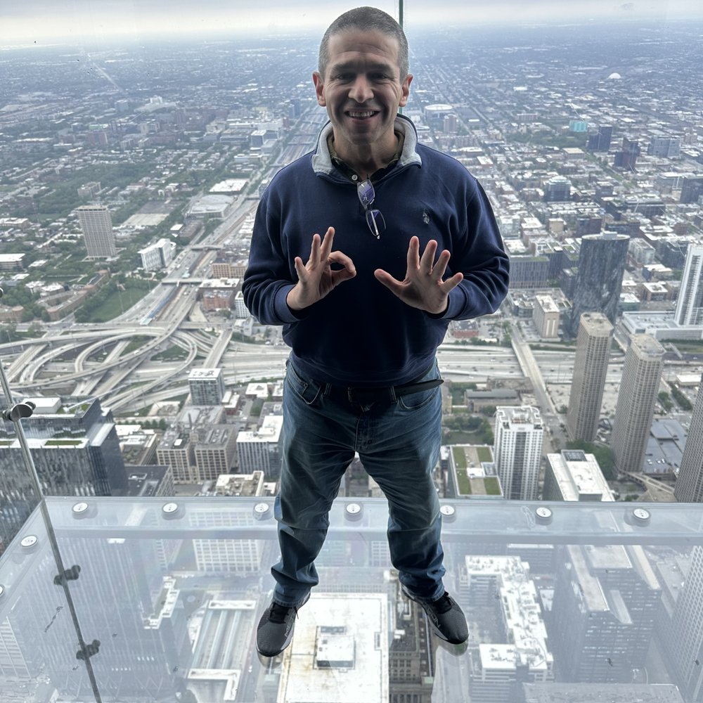 Skydeck - Cause when I ride, I ride for 305...showing love to my hometown 103 stories in the air! - Observatories Near Me - Chicago, Illinois