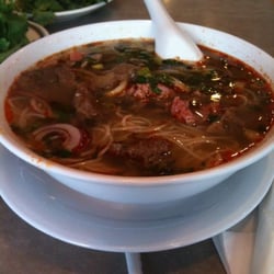 Spicy beef pho #13 -- highly recommended!
