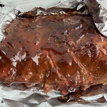 Kretzschy's Smokey BBQ - Rib with house made "bourbon bbq sauce". More of toss on glaze with no time to cook into it or caramelize. - Barbeque Near Me - Sebewaing, Michigan Kretzschy's Smokey BBQ - Rib with house made "bourbon bbq sauce". More of toss on glaze with no time to cook into it or caramelize. - Barbeque Near Me - Sebewaing, Michigan