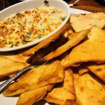 LongHorn Steakhouse - Parmesan artichoke dip with pita chips. - Steakhouses Near Me - Nashville, Tennessee LongHorn Steakhouse - Parmesan artichoke dip with pita chips. - Steakhouses Near Me - Nashville, Tennessee