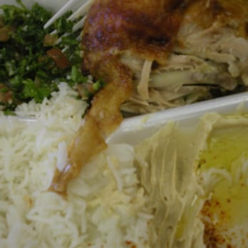 Zankou Chicken - 1/4 Dark Chicken Plate with Basmatic Rice, Hummus & Tabblouleh Salad - $6.44 - Mediterranean Near Me - Anaheim, California Zankou Chicken - 1/4 Dark Chicken Plate with Basmatic Rice, Hummus & Tabblouleh Salad - $6.44 - Mediterranean Near Me - Anaheim, California