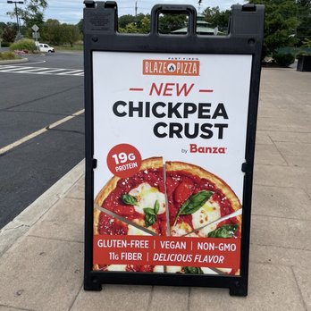 Blaze Pizza - NEW Banza Chickpea crust - Salad Near Me - Clark, New Jersey