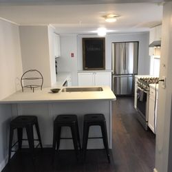 BJ Clark Co - Newly remodeled kitchen in an apartment