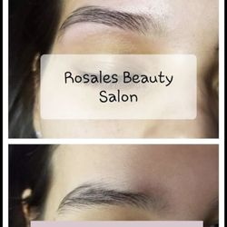 Rosales Beauty  Salon - We take our time to shape and wax the eyebrows.