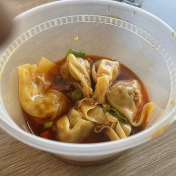 Prosperity Szechuan Cuisine - Spicy A8. Pork Wonton With Spicy Sauce - Szechuan Near Me - Stockton, California Prosperity Szechuan Cuisine - Spicy A8. Pork Wonton With Spicy Sauce - Szechuan Near Me - Stockton, California