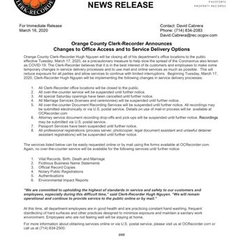 Orange County Clerk Recorder - Public Services & Government Near Me - Anaheim, California Orange County Clerk Recorder - Public Services & Government Near Me - Anaheim, California