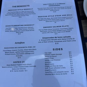 MayaFlor - Menu - Breakfast & Brunch Near Me - San Francisco, California