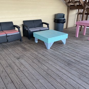 Ocean Village Hotel - Sitting areas viewing ocean - Hotels Near Me - Surfside Beach, Texas