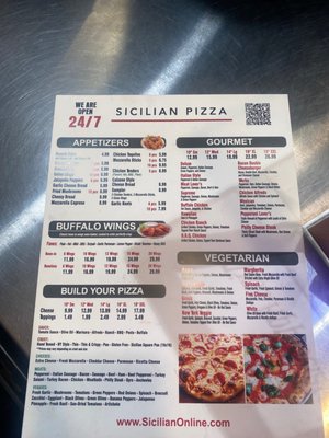 Menu photo 6 Sicilian Pizza Nashville, TN