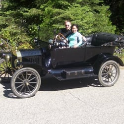 Yosemite Model T Tours - Another photo of us in the model T in Yosemite.