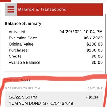 Yum Yum Donuts - Charge that I was told did not go through. - Donuts Near Me - San Diego, California