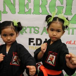 EnergiX Martial Arts and Fitness - Little Karate Kids Cesca & Zoey
