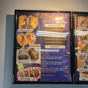 Cali Burrito - Menu - Mexican Near Me - Bismarck, North Dakota Cali Burrito - Menu - Mexican Near Me - Bismarck, North Dakota