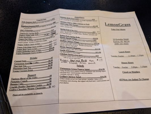 Lemongrass Vietnamese and Thai Cuisine by null