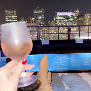 Soho House Chicago - Rose by the pool - Resorts Near Me - Chicago, Illinois