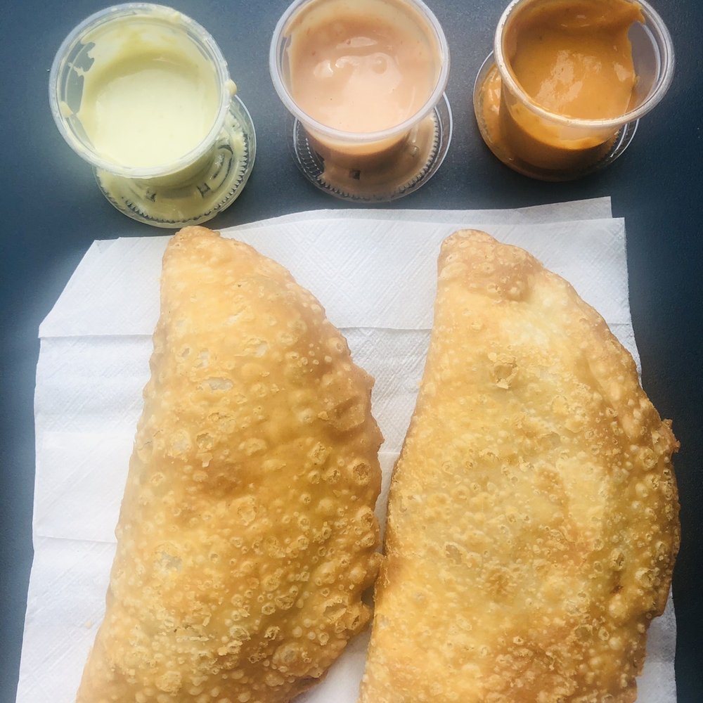 Chicken and beef empanada Chicken and beef empanada