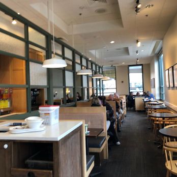 Panera Bread - A view of their dining space to the right of the order counter. - Sandwiches Near Me - Skokie, Illinois