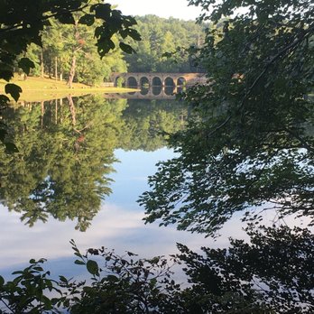 Cumberland Mountain State Park - Bridge and Dam on Lake Byrd - Parks Near Me - Crossville, Tennessee