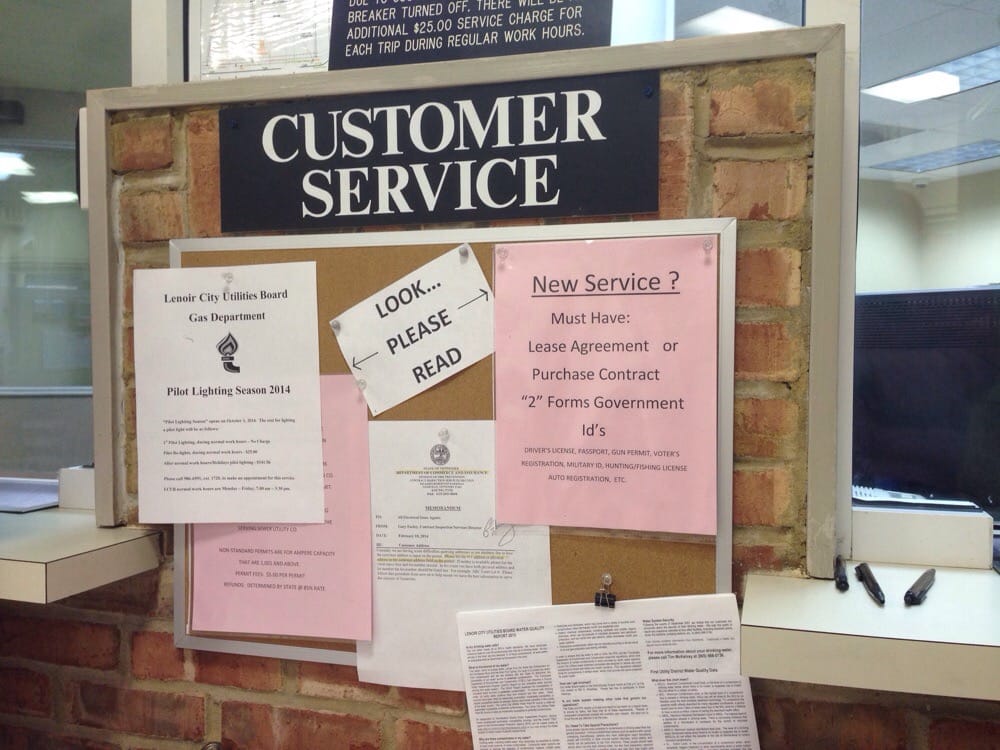 LENOIR CITY UTILITIES BOARD Utilities 7698 Creekwood Park Blvd 