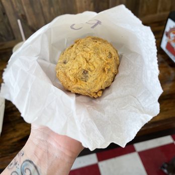 Quebedeaux's Boudin & Cracklins - A giant A$$ boudin ball pepper Jack - Cajun/Creole Near Me - Alexandria, Louisiana Quebedeaux's Boudin & Cracklins - A giant A$$ boudin ball pepper Jack - Cajun/Creole Near Me - Alexandria, Louisiana