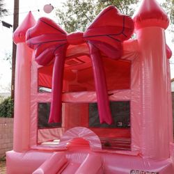 Fran Kids Jump - Pink bounce house glitter for rent