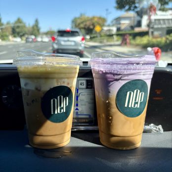 NEP Cafe - Egg coffee and Coconut Ube Coffee - Breakfast & Brunch Near Me - Irvine, California