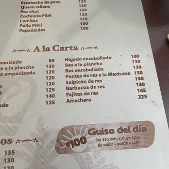 Tres Reyes - Menu - Yucatan Near Me - Mérida, YUC