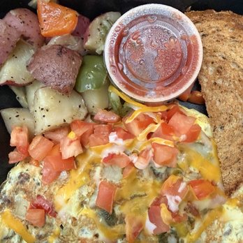 Edgar's Bakery - Southwest Omelette with potatoes again - Bakeries Near Me - Huntsville, Alabama Edgar's Bakery - Southwest Omelette with potatoes again - Bakeries Near Me - Huntsville, Alabama
