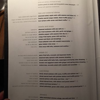 Zuma - Dinner menu - Japanese Near Me - Las Vegas, Nevada Zuma - Dinner menu - Japanese Near Me - Las Vegas, Nevada