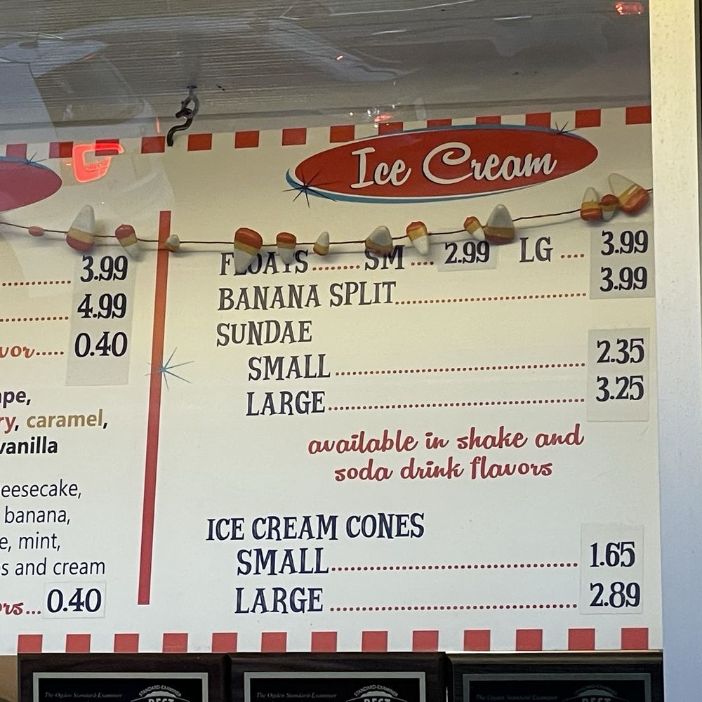 Burger Bar - Ice cream menu - Burgers Near Me - Roy, Utah Burger Bar - Ice cream menu - Burgers Near Me - Roy, Utah