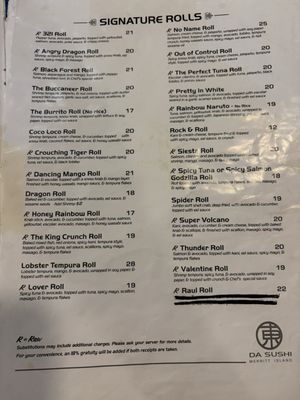 Menu photo 1 Da Sushi Merritt Island, FL Menu photo 1 Da Sushi Merritt Island, FL